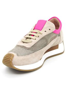 Deportivo Claudia cerny taupe/rosa para mujer