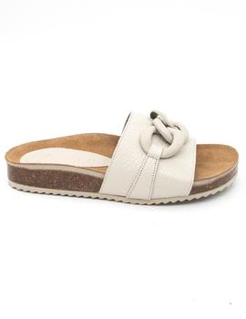 Sandalia Claudia Eva beige para mujer