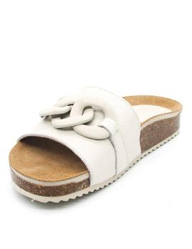 Sandalia Claudia Eva beige para mujer