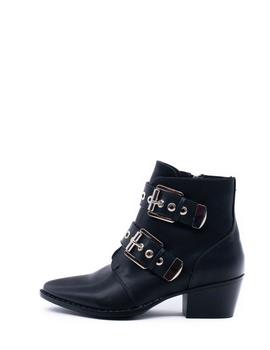 57985 MUSTANG BOTIN NEGRO TACON HEBILLAS