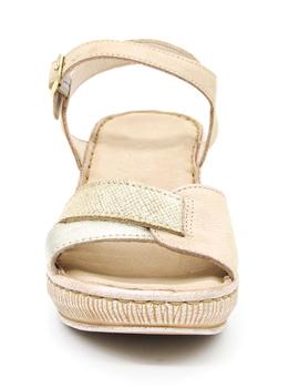 Sandalia Riposella 16315 Beige con cuña para mujer