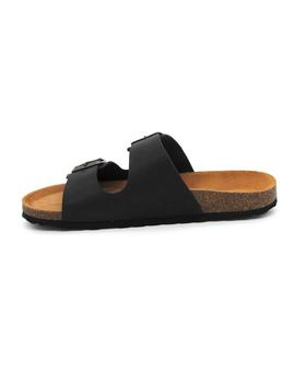 Sandalia Autenti 3195 negra para hombre