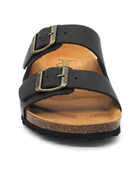 Sandalia Autenti 3195 negra para hombre