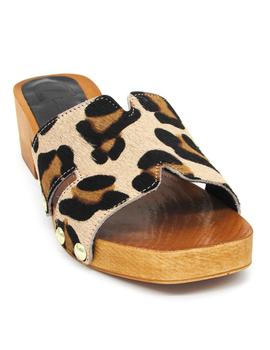 Zueco Claudia 19-Sarri leopardo para mujer