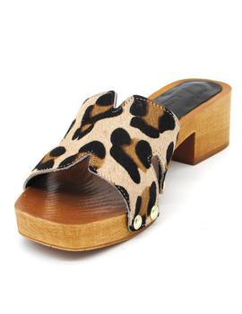 Zueco Claudia 19-Sarri leopardo para mujer