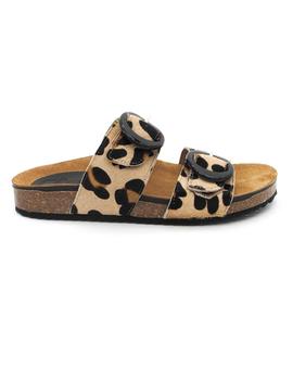 Sandalia Claudia Adirane leopardo para mujer