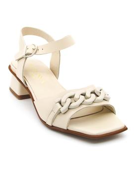 Sandalia Marlinna 27202 beige tacon para mujer