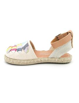 Alpargata Conguitos MV1 21583 beige para niña