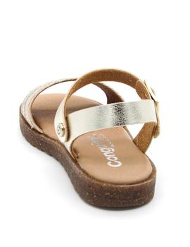 Sandalia Conguitos MV1 30137 oro/multicolor niña