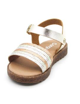 Sandalia Conguitos MV1 30137 oro/multicolor niña