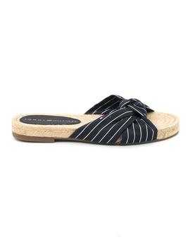 Sandalias Tommy FWOFW06529 marina para mujer