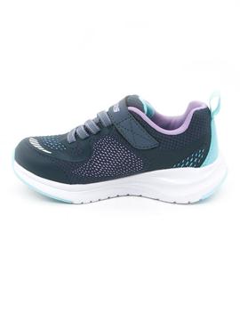 Deportivo Skechers 302393L/GYMT gris/multicolor