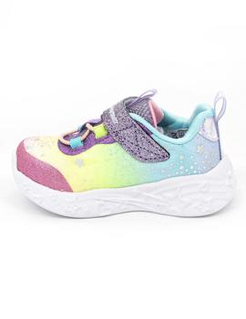 Deportivas Skechers 302681N/PRMT  multicolor niña