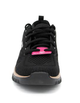 Deportivo Skechers 12615/BKRG negro/dorado mujer