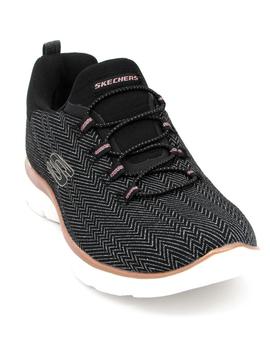 Deportivo Skechers 149528/BKRG negro/dorado