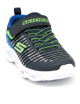 Deportivo Skechers 401650L/NVBL marino luces