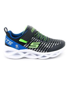 Deportivo Skechers 401650L/NVBL marino luces