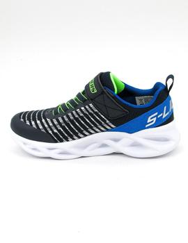 Deportivo Skechers 401650L/NVBL marino luces