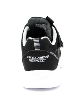 Deportivas Skechers 403861L/BKSL negro/plata niño