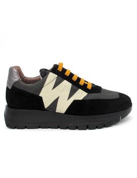 Deportivo Wonders A-2422 negro/beige