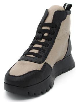 Botin Wonders A-2415 negro/taupe para mujer