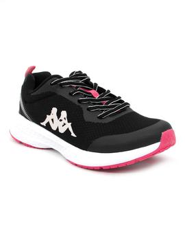 Deportivo Kappa 381F58W negro/rosa para mujer