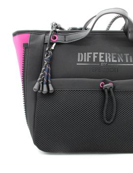 Bolso Pepe Moll 222380 negro/fucsia para mujer