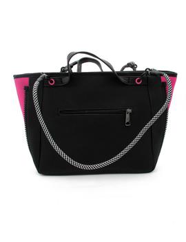 Bolso Pepe Moll 222380 negro/fucsia para mujer