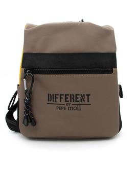 Bolso/Mochila Pepe Moll 222381 taupe/amarillo muje