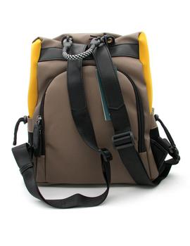 Bolso/Mochila Pepe Moll 222381 taupe/amarillo muje