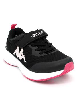 Deportivo Kappa 331D61W negro/fuchsia niña