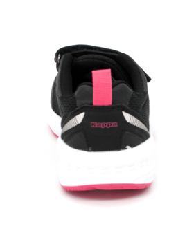 Deportivo Kappa 331D61W negro/fuchsia niña