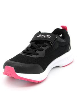 Deportivo Kappa 331D61W negro/fuchsia niña