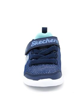 Deportivo Skechers 302885N/BLTQ  azul para niña