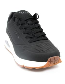 Deportivo Skechers 52458/BLK negro/Bco para mujer