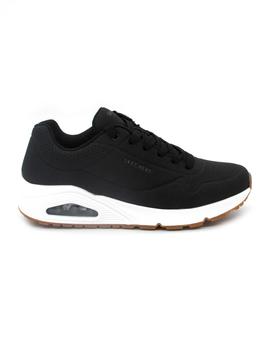 Deportivo Skechers 52458/BLK negro/Bco para mujer