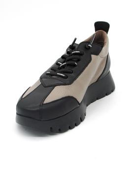 Zapato Wonders A-2431 negro/taupe para mujer