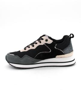 Deportivo U.S.POLO LAYLA001-A negro/beige mujer