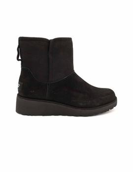 Botín UGG Mujer Pelo Serraje Negro Cuña 1012497