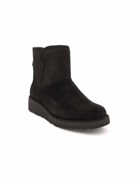 Botín UGG Mujer Pelo Serraje Negro Cuña 1012497