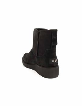 Botín UGG Mujer Pelo Serraje Negro Cuña 1012497