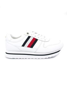 Zapatilla Tommy FWOFFW06744  blanco mujer