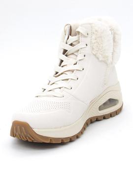 Botín Skechers 167274/NAT beige para mujer