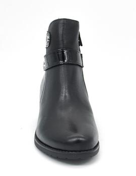 Botín Pitillos 1635 negro para mujer