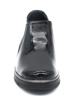 Zapato 24 HRS 25413 negro charol para mujer
