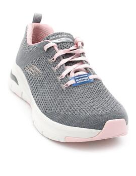 Deportivo Skechers 149058/GYPK gris/rosa mujer