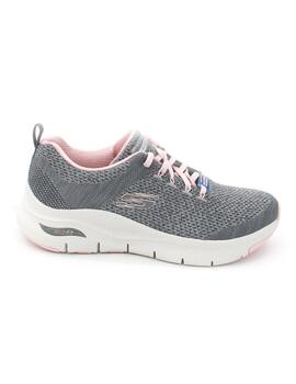 Zapatilla Skechers 149058/GYPK gris/rosa mujer