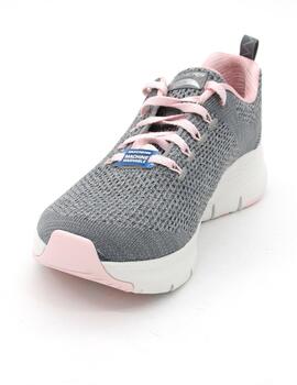 Zapatilla Skechers 149058/GYPK gris/rosa mujer