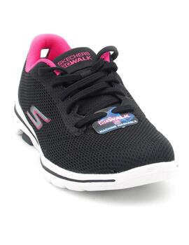 Deportivo Skechers 124155/BKHP negro/rosa mujer