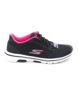 Deportivo Skechers 124155/BKHP negro/rosa mujer